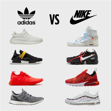 nike en adidas verschillen|Adidas vs Nike sneakers.